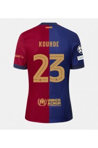 Barcelona Jules Kounde #23 Fotballdrakt Hjemme Klær 2024-25 Korte ermer